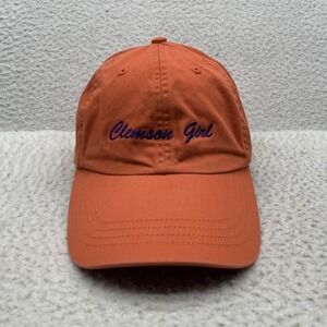 Clemson Girl Baseball Hat Womens Strapback OSFM Orange Purple Tigers NCAA Sports
